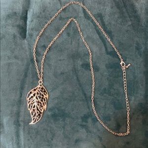 Silver Leaf Necklace